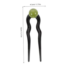 Outanaya 4pcs U Shaped Hairpins for Women Elegant Minimalist Accessories for Bun Chignon Artistic Design Hair Grips for Various Styles