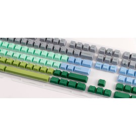 Varmilo 108-Key Dye Sub PBT Keycap Set - Grey Green and Blue
