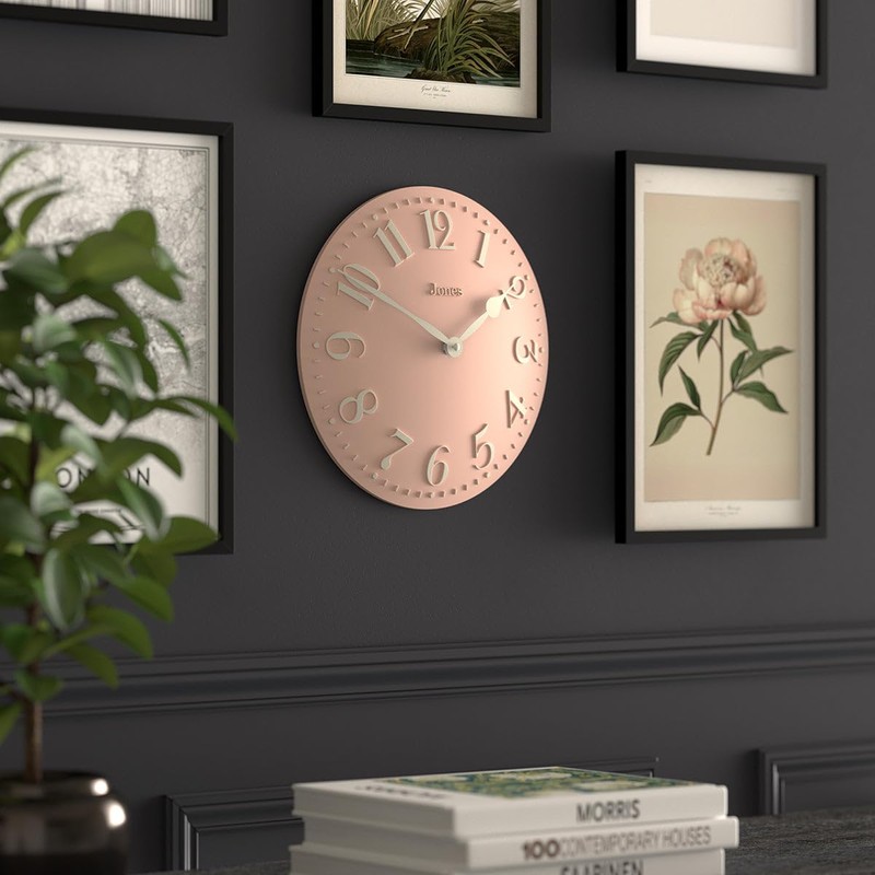 Jones Clocks® Betty wall clock | Modern convex clock |