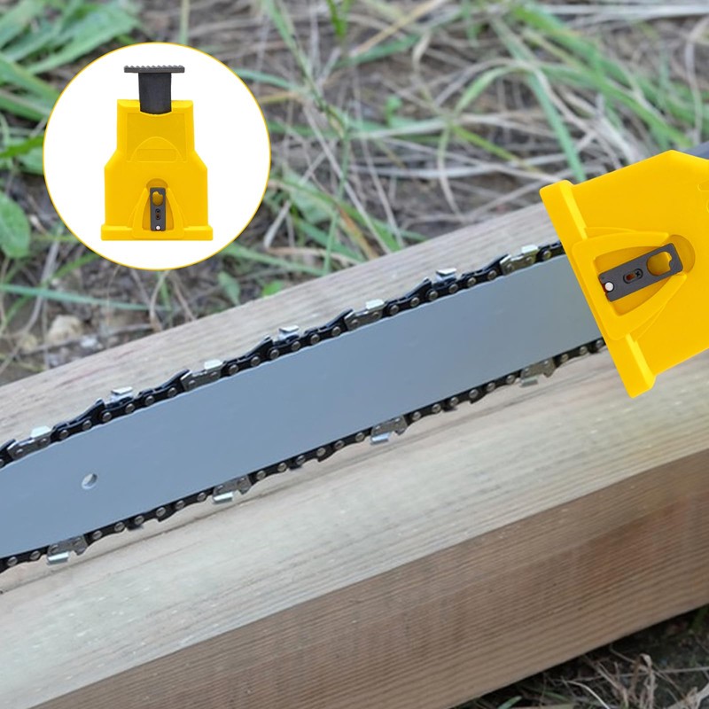 Chainsaw Chain Sharpener, Portable Chainsaw Teeth Sharpener, Crank Chainsaw Chain