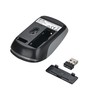 MCSaite 2.4G Slim Wireless Mouse with Nano Receiver (Black)
