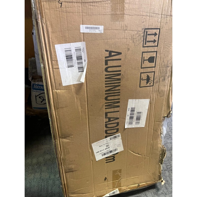 Gimify 10.5ft Telescoping Ladder, Aluminum Extension Ladder with Hook