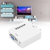 For AV to VGA Conveter Portable 1920x1080 HD AV2VGA Video