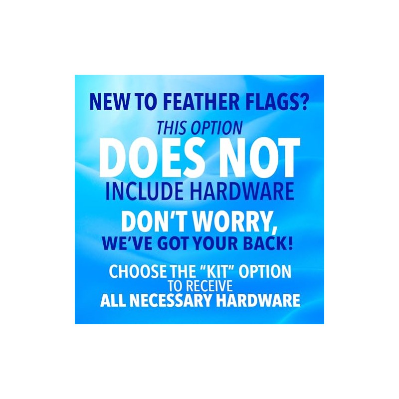 Vista Products Mini Golf Premium Windless Polyknit Feather Flag (3