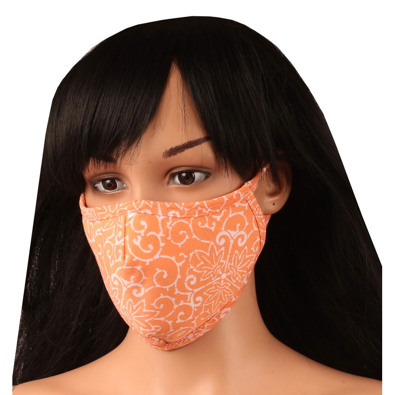 Face Masks Reusable Machine Washable Handcrafted Indian Design Cotton Fabric