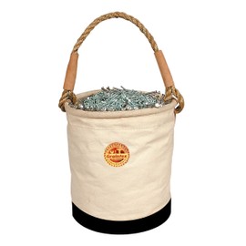 Graintex CB1126 Canvas Bucket Plastic Bottom 16" x 12"