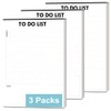 Nokingo (3 Packs) To Do List Notepad - 50 Sheets/Pad,