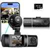 Dual Dash Cam FHD 4K 1080P WiFi Front and Inside