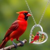 Red Cardinal Gifts Cardinal Necklaces for Women Sterling Silver Cardinal