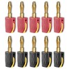 Cleqee 4mm Banana Plug, High Current Quick Connect, No Soldering