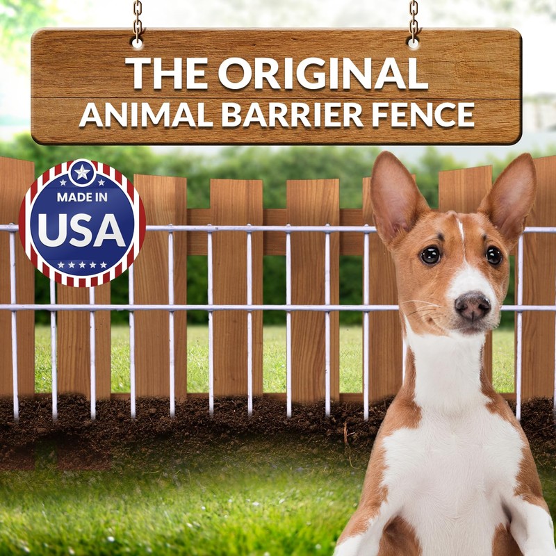 Dig Defence Original Animal Barrier Fence - X-Large Decorative Garden