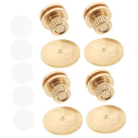 KONTONTY 4pcs Speaker Isolation Spikes with Washers Double Sided Tape High Hardness Isolation Feet for Speaker Turntable Amplifier Easy Installation Reduces Vibration for Improved Sound