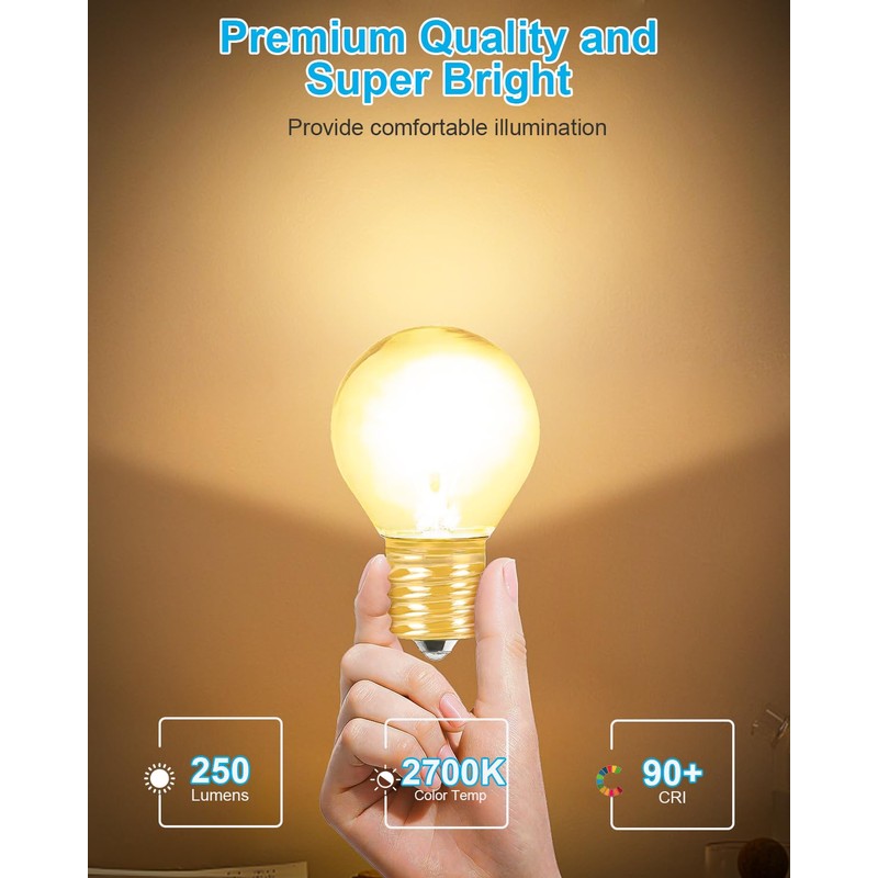 SerBion 40 Watt Lava Lamp Replacement Bulbs - E17 Intermediate