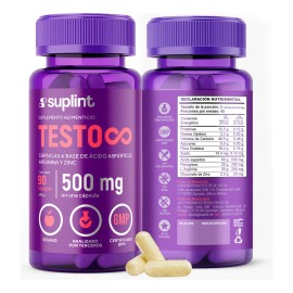 Suplemento de Testosterona para Hombres – 500 mg | 90 Cápsulas