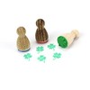 Mini Stamp Shamrock Cute Mini Stamps Approx 12 mm diameter