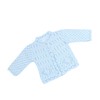 Babyprem Premature Baby Cardigan Jacket Lacy Knitted 3-8lb Blue PREM