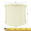 4x4x4 Clip-on Sconce Half-Sconce Lampshade Eggshell Shantung Fabric - Perfect