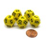 Koplow Games Set of 5 D12 12-Sided 18mm Opaque RPG