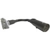Custer ADP7P-4F 7 Way Pin to 4 Flat Adapter, ABS