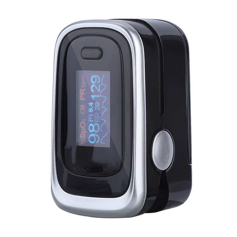 Finger Pulse Oximeter SPO2 PR PI RR Monitoring Blood Oxygen