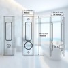 NCL Hardware Sliding Door Handle for Bath, Barn Door Flush
