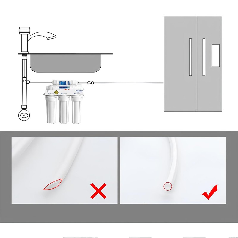 5 m Fridge Hose, Water Connection Refrigerator, Fridge Connection Kit,