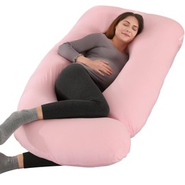 Victostar Pregnancy Pillow,57 inches U Shaped Maternity Pillow with Removable Cover Full Body Pillow Support for Back, HIPS, Legs, Belly