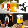 Litoexpe BPA-Free Replacement Cooler Faucet, 2 Pcs Reusable Plastic Spigot