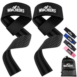 Correas de Silicona Antideslizante de Doble Cara, Straps Para Gym, Levantamiento de Pesas - Powerlifting y CrossFit, Protegen las Manos, Máximo Agarree para Hombres y Mujeres