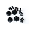 Rotary Knob Set Knob Switch Toggle Set 4 Pieces Black