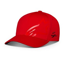 Alpinestars Men's IMPERCEPTIBLE TECH Cap with Visor, red, One Size