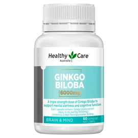 Healthy Care Ginkgo Biloba 6000mg 60 Capsules