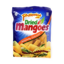 Philippine Dried Mangoes Naturally Delicious (3 Pack, Total of 10.5oz)