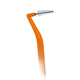 miradent I-Prox® L Interdental Brush 0.8 mm Orange Conical Pack of 6 | Easy Thorough Cleaning of Interdental Spaces | Pocket Format | with Hygienic Protective Cap | Ideal for on the Go