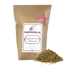 mypferdefutter Fur Herbs for Horses 100% Natural Pure - Horse Herbs Free from Additives - Natural Support in Coat Change, Strengthening Immune System & Metabolism (500 g)