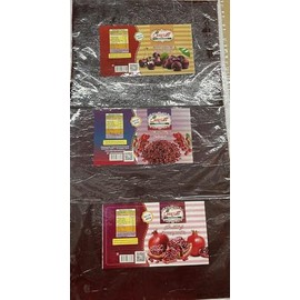 Lavashak/Sour Cherry, Pomegranate and Barberry Fruit Leather Large With Pulp 400 grams (Lavashak) Pack of 3