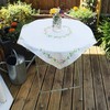 Trimits Embroidery Kit - Tablecloth - Includes Printed Fabric, Threads,