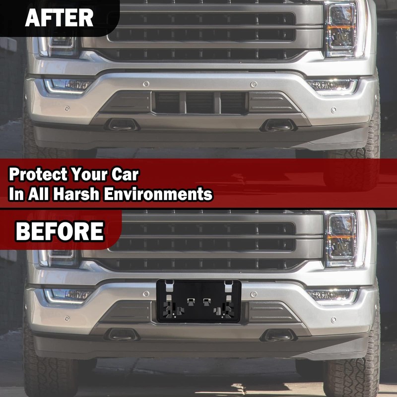 Front License Plate Bracket Holder Compatible with 2021-2023 Ford F150
