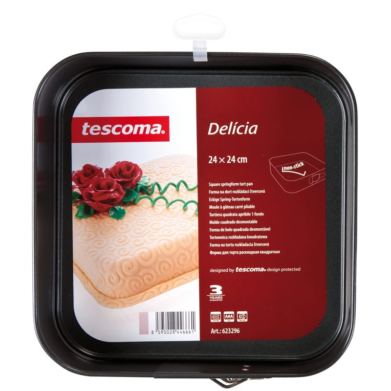 Tescoma Quadratische Springform, Tart Pfanne DELÍCIA 24 x 24 cm