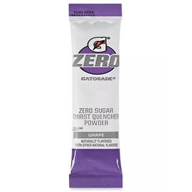 G Zero Thirst Quencher Powder Packets, 0.10 oz Individual Packets (40 Count) (Zero Grape)