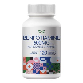 Vhc Benfotiamina 600mg 120 Cápsulas Vegetales