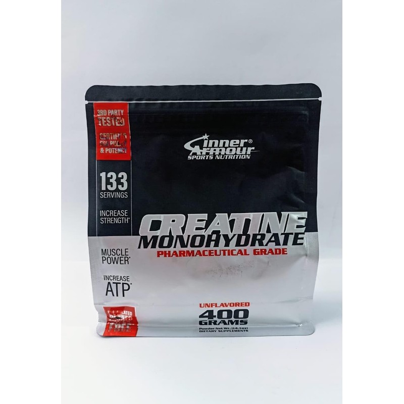 Inner Armour Creatina Monohidratada Micronizada en Polvo, Sin Sabor, Vegana,