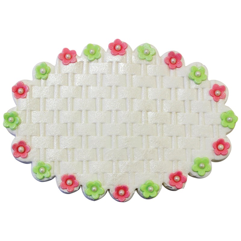 Deep Impression Basketweave Rolling Pin 10 Inches by PME by