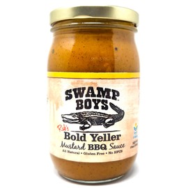 Swamp Boys Bold Yeller Mustard BBQ Sauce 19oz