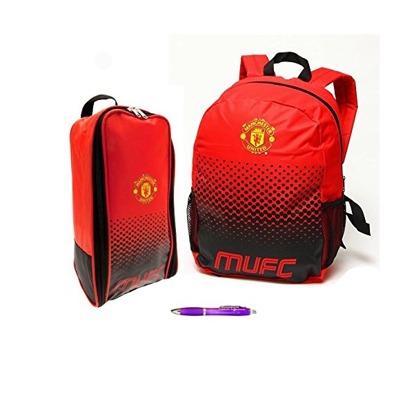 Back to School with Manchester United FC Backpack And Boot Bag