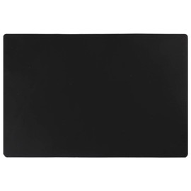 KimTin 23.62" by 15.75" Extra Large Mulitpurpose Silicone Placemat,Countertop Protector, Kitchen Counter Mat, Table Mat, Heat Resistant, Washable, Non Slip (Black)……