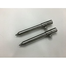 TMC 2 x 16mm diameter Stainless Steel Bank sticks/Goal post 15-25 cm. Carp, Coarse
