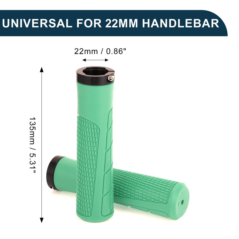 TUCKBOLD Bike Handlebar Grips Covers 135mm Long Lightweight | Bicycle