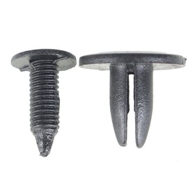 munirater 100 x 6mm Hole Push Plastic Rivets Auto Car Door Fender Retainer Clips