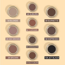 Upgraded Eyebrow Pencil Kit for Eyebrows Makeup, Waterproof Eyebrow Eyeliner, Eyebrow Pomade, Long-Lasting Brow Definer, Dual-ended Eyebrow Brush and Eyebrow Razor for Perfect Bushy Eyebrow